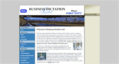 Desktop Screenshot of businessdictation.co.uk